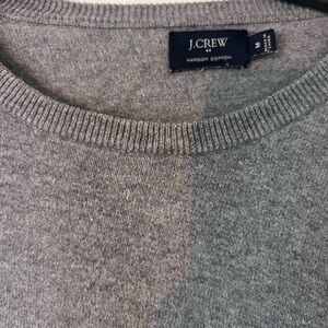 J. Crew Classic Gray Crewneck Sweater